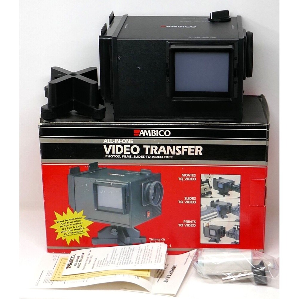 AMBICO All-in-One Video Transfer Photos Films Slides to Video Model V-0652